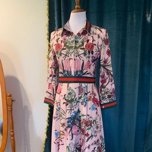 NWT - Floral “gucci” like dress